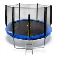 Trampoliny - Trampolina ogrodowa Eliton 8 FT 252 cm z siatką zewnętrzną - miniaturka - grafika 1