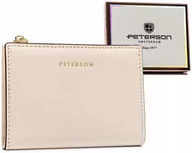 Portfele - Mały portfel-portmonetka damska ze skóry ekologicznej - Peterson - miniaturka - grafika 1