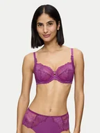 Biustonosze - Triumph Biustonosz z fiszbiną Wild Peony Florale 10209608 Fioletowy - miniaturka - grafika 1
