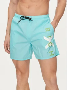 Richmond X Szorty kąpielowe Bulino UMP24222CO Niebieski Regular Fit - Kąpielówki męskie - miniaturka - grafika 1