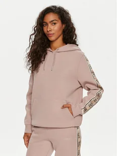 Guess Bluza Carla V4YQ11 KB3P2 Beżowy Regular Fit - Bluzy damskie - miniaturka - grafika 1