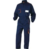 Odzież robocza - DELTA PLUS M6COM KOMBINEZON PANOSTYLE ZAPINANY NA 1 ZAMEK, Z POLIESTRU (65%) I BAWEŁNY (35%), 235 g/m2; GRANATOWO-POMARAŃCZOWY - miniaturka - grafika 1