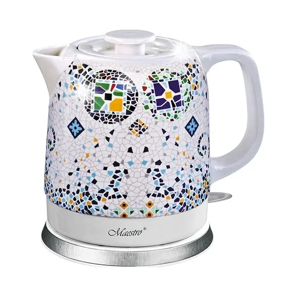 Czajnik elektryczny ceramiczny mozaika 1.5L 1500W MAESTRO