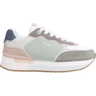 Pepe Jeans Damskie trampki RUSPER CLASS, zielone (CASTING GREEN), 38 EU, Zielony odlew zielony, 5 UK - Trampki damskie - miniaturka - grafika 1