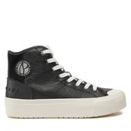 Trampki damskie - Trampki Pepe Jeans PLS31576 Czarny - miniaturka - grafika 1