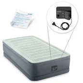Materace turystyczne - Intex Materac dmuchany z wbudowaną pompką elektryczną jednoosobowy INTEX 64902 64902 - miniaturka - grafika 1