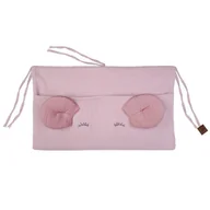 Organizery na łóżeczko - Hi Little One organizer przybornik do łóżeczka MOUSE Blush/Baby Pink - miniaturka - grafika 1