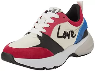 Love Moschino Sneakerd.sporty50 Nylon+Skorupa+Vit, Damskie Trampki, Wielokolorowy, 40 EU - Trampki damskie - miniaturka - grafika 1