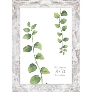 Jasnoszara ramka ścienna Styler Narvik, 27x36 cm - Ramki na zdjęcia - miniaturka - grafika 1