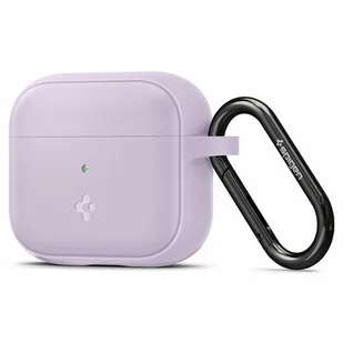 Apple SPIGEN Etui na słuchawki SPIGEN Silicone Fit Airpods 3 Fioletowy - Akcesoria do słuchawek - miniaturka - grafika 1