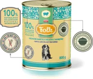 Mokra karma dla psów - Folk Karma mokra dla psa FOLK Junior Delikatne danie dla malucha z jagnięciną 800 g - miniaturka - grafika 1
