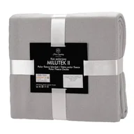 Koce - Koc Polarowy Milutek 130x170 Jasno Szary-130x170 cm - miniaturka - grafika 1