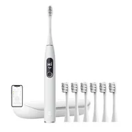 Szczoteczki elektryczne - Oclean X Pro Elite Premium + 7 końcówek + etui Biały - miniaturka - grafika 1