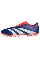 Piłka nożna - adidas Unisex Predator League 2g/3g buty piłkarskie buty ze sztucznej trawy, Lucid Blue Ftwr biały słoneczny czerwony, 46 EU - miniaturka - grafika 1