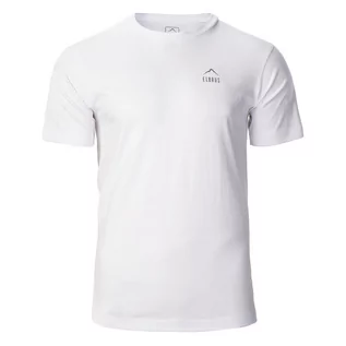 Koszulki sportowe męskie - Męska Koszulka ELBRUS LUKANO M000149875 – Biały - grafika 1