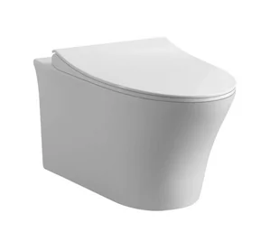 Lavita LIVIA Bezrantowa miska wisząca WC RIM+ z deską wolnoopadającą - Miski WC - miniaturka - grafika 1