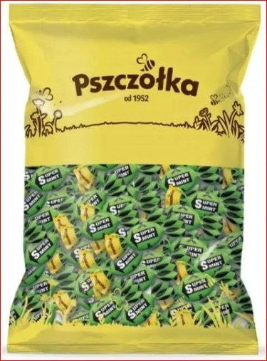 PSZCZÓŁKA CUKIERKI SUPERMINT 1KG