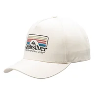 Czapki męskie - Męska Czapka z daszkiem QUIKSILVER STEP INSIDE CAP SPRT AQYHA05433-WDW0 – Beżowy - miniaturka - grafika 1
