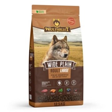 WOLFSBLUT Wide Plain Large Breed Adult sucha karma dla psów alergików dużych ras z koniną i słodkimi ziemniakami 12,5 kg -