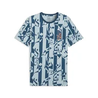 Piłka nożna - Koszulka PUMA x NEYMAR JR Creativity PUMA Ocean Tropic Turquoise Surf Blue - miniaturka - grafika 1