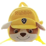 Plecaki szkolne i tornistry - Plecak Pluszowy Dziecięcy Psi Patrol Rubble, Hopki - miniaturka - grafika 1