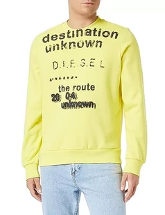 Diesel Męska bluza z okrągłym dekoltem, 21i-0hayt, XXL - Bluzy męskie - miniaturka - grafika 1
