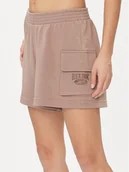 Spodenki damskie - Reebok Szorty sportowe Archive Essentials IL6288 Beżowy Regular Fit - miniaturka - grafika 1