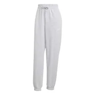 Spodnie rowerowe - adidas Kobiety ESSENTIALS LINEAR FRENCH TERRY CUFFED PANTS, light grey heather/white, M - miniaturka - grafika 1