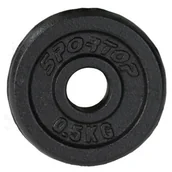 Obciążenia - SPORTOP SPORTOP Obciążenie SPORTOP Fi28 0.5 kg) - miniaturka - grafika 1