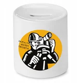 Skarbonki - SKARBONKA DLA GEODETY ZAUFAJ MI JESTEM PREZENT z Nadrukiem ze Zdjęciem - miniaturka - grafika 1