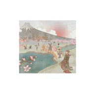 Tapety - Mural Fuji japoński pejzaż 300 x 280 cm delikatna struktura - miniaturka - grafika 1