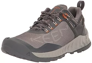 KEEN Damskie buty trekkingowe Nxis Evo, wodoszczelne, Stalowo-szary KEEN Maple, 37.5 EU - Buty trekkingowe damskie - miniaturka - grafika 1