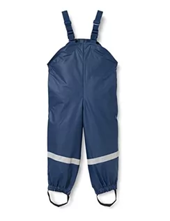 Spodnie i spodenki dla chłopców - Playshoes Dzieci Uniseks Fleece Spodnie Przeciwdeszczowe, Niebieski, 140 cm - grafika 1