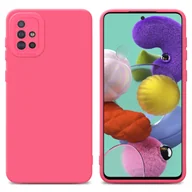 Etui i futerały do telefonów - Pokrowiec Cadorabo do Samsung Galaxy A51 4G / M40s z czerwonym silikonowym etui TPU na telefon komórkowy - miniaturka - grafika 1