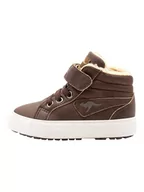 Sneakersy damskie - Kangaroos Sneakersy "KaVu" w kolorze ciemnobrązowo-beżowym - miniaturka - grafika 1