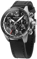 Zegarki męskie - Zegarek Vostok Europe 6S20-325A741 Space Race Black Chrono - miniaturka - grafika 1
