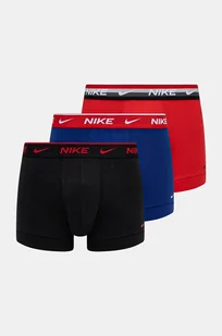 Nike bokserki 3-pack męskie kolor czerwony 0000KE1008 - Majtki męskie - miniaturka - grafika 1