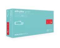 Rękawiczki jednorazowe - nitrylex® green 100 szt., rozmiar L - miniaturka - grafika 1