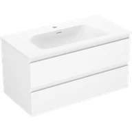 Szafki łazienkowe - Mexen Orio szafka łazienkowa 90 cm z umywalką Vela, 2 szuflady, biała mat - 91A10-09047-2-BFF01-W23M01 - miniaturka - grafika 1