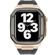 Paski - Ralph Giallo Etui Apple Watch 45 mm Noce złoto-czarne - miniaturka - grafika 1
