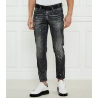 Spodnie męskie - John Richmond Jeansy Slim Fit - miniaturka - grafika 1