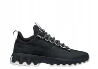 Buty sportowe męskie - Buty Męskie Zimowe Timberland Edge Sneaker Czarne Skórzane - miniaturka - grafika 1