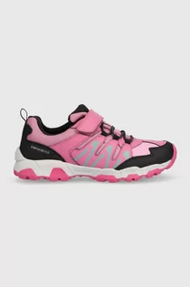 Buty dla dziewczynek - Geox półbuty kolor różowy - grafika 1