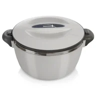 Kubki termiczne - Termos obiadowy stalowy termomisa na zupę lody duży szary TERMO 2L ORION 128522 - miniaturka - grafika 1