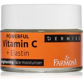Kremy do twarzy - Farmona Dermiss Powerful Vitamin C + Elastin krem do twarzy do rozjaśnienia i nawilżenia 50 ml - miniaturka - grafika 1