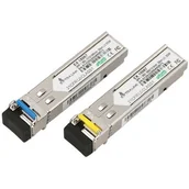 Pozostałe akcesoria sieciowe - ExtraLink Moduł SFP SFP 1.25G WDM 1310/1550NM SM 20KM LC DOM PAIR DEDICATED TO HP/ARUBA EX.15067 [12660099] - miniaturka - grafika 1
