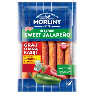 Morliny Ślązerki Sweet Jalapeño Kiełbasa 240 g - Kiełbasa i wędliny - miniaturka - grafika 1