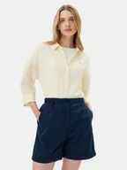 Koszule damskie - Tommy Hilfiger Koszula WW0WW46169 Żółty Loose Fit - miniaturka - grafika 1
