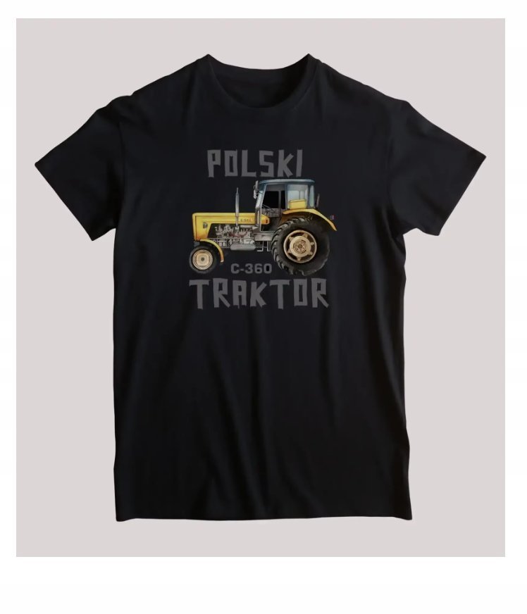KOSZULKA Z NADRUKIEM MĘSKA ŚMIESZNA POLSKI TRAKTOR C360 URSUS r. L