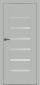 Drzwi wewnętrzne - Dre Drzwi Wewnętrzne Z Szybą Reva 1 Okleina Jasna Szara Mat - miniaturka - grafika 1